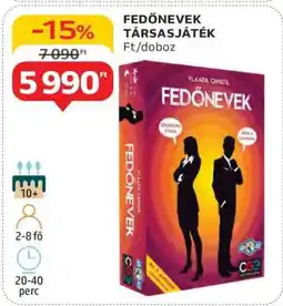 Auchan FEDŐNEVEK TÁRSASJÁTÉK ajánlat