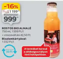 Auchan Rostos Bio Almalé ajánlat