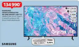 Auchan SAMSUNG UE55CU7092UX XH 4K UHD SMART LED TV ajánlat