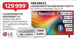 Auchan LG 43NANO81T3A UHD SMART TV ajánlat