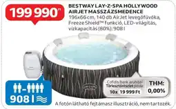 Auchan BESTWAY LAY-Z-SPA HOLLYWOOD AIRJET MASSZÁZSMEDENCE ajánlat