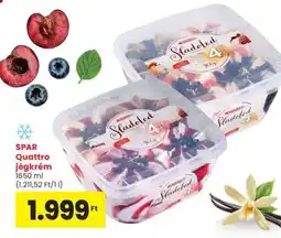 Spar SPAR Quattro jégkrém ajánlat