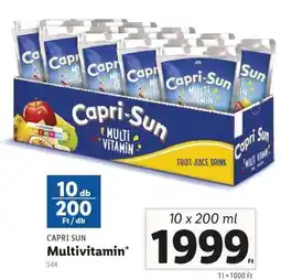Lidl Capri Sun multivitamin ajánlat