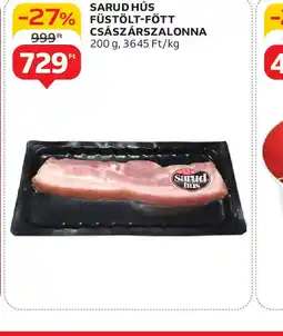 Auchan Sárud Hús Füstölt-Főtt Császárszalonna ajánlat