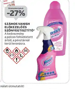 Auchan Számos Vanish előkezelő és szőnyegtisztít ajánlat