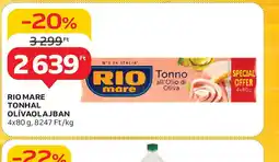 Auchan Rio Mare Tonhal Olívaolajban ajánlat