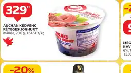 Auchan Auchan Kedvenc Réteges Joghurt ajánlat