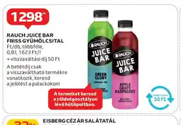 Auchan Rauch Juice Bar Friss Gyümölcsital ajánlat