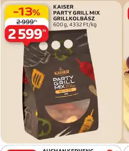 Auchan Kaiser Party Grill Mix Grillkolbász ajánlat