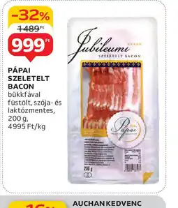 Auchan Pápai szeletelt bacon ajánlat