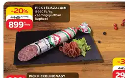 Auchan Pick téliszalámi ajánlat