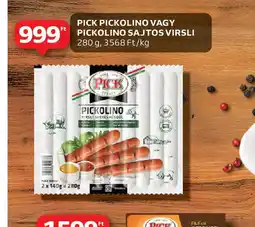 Auchan Pick Pickolino vagy Pickolino Sajtos Virsli ajánlat