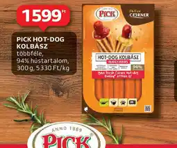 Auchan Pick Hot-Dog Kolbász ajánlat