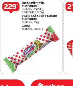 Auchan riás Pöttyös Túr Rudi ajánlat