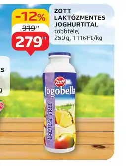 Auchan Zott Laktzmentes Joghurtital ajánlat