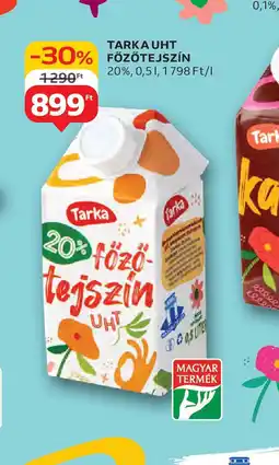 Auchan Tarka UHT Főzőtejszín ajánlat