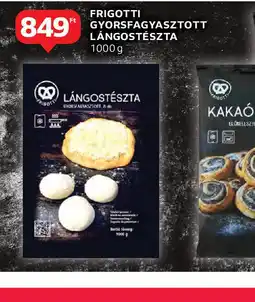 Auchan Frigotti Gyorsfagyasztott Lángostészta ajánlat