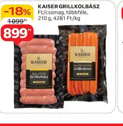 Auchan Kaiser Grillkolbász ajánlat