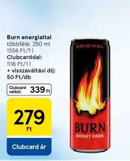 Tesco Burn energiaital ajánlat