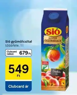 Tesco Sió gyümölcsital ajánlat