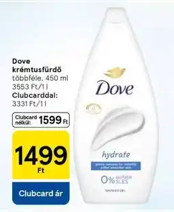 Tesco DOVE Krémtusfürdő ajánlat