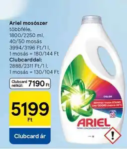 Tesco ARIEL Mosószer ajánlat