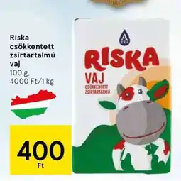 Tesco Riska csökkentett zsírtartalmú vaj ajánlat