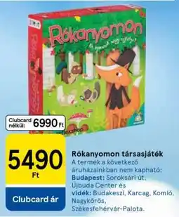 Rókanyomon társasjáték