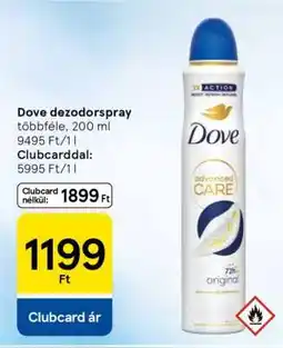 Tesco Dove dezodorspray ajánlat
