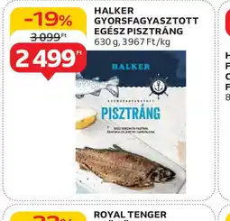 Auchan Halker Gyorsfagyasztott Egész Pisztáng ajánlat