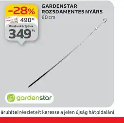 Auchan Gardenstar Rozsdamentes nyárs ajánlat