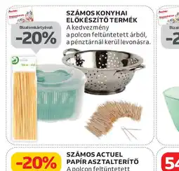 Számos konyhai előkészítő termék