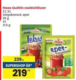 Spar Haas Quittin zselésítőszer ajánlat