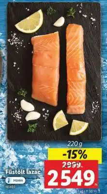 Lidl Füstölt lazac ajánlat