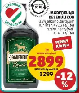 PENNY Jagdfreund Keserűlikőr ajánlat