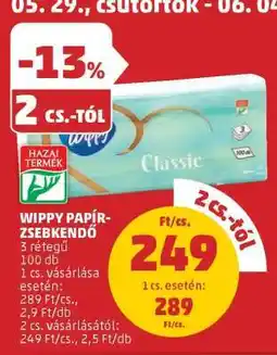 PENNY Wippy Papírzsebkendő ajánlat