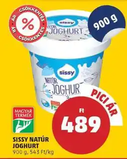 PENNY Sissy Natúr Joghurt ajánlat