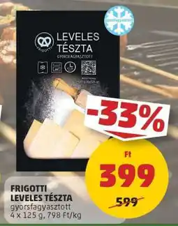 PENNY Frigotti Leveles Tészta ajánlat