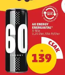 PENNY 60 Energy Energiaital ajánlat