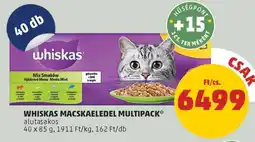 PENNY Whiskas Macskaeledel Multipack ajánlat