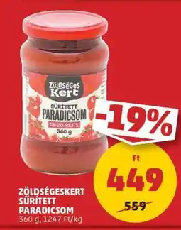 PENNY Zöldségeskert Sűrített Paradicsom ajánlat