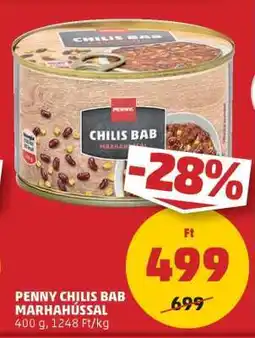 PENNY Chilis bab marhahússal