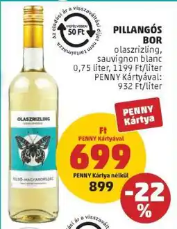 PENNY PILLANGÓS BOR ajánlat