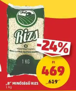 PENNY B minőségű rizs ajánlat