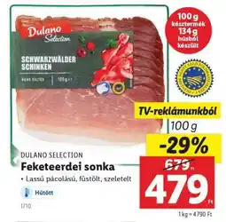 Lidl DULANO SELECTION Feketeerdei sonka ajánlat