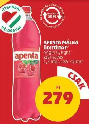 PENNY Apenta Málna Üdítőital ajánlat