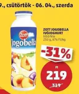 PENNY Zott Jogobella Ivójoghurt ajánlat