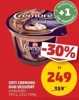 PENNY Zott Cremore Duo Desszert ajánlat