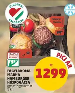 PENNY Fagylakoma Marha Hamburger Húspogácsa ajánlat