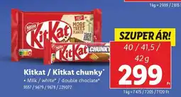 Lidl Kitkat / Kitkat chunky ajánlat